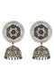 Oxidised Jhumka Jaali  Style Earrings 20g